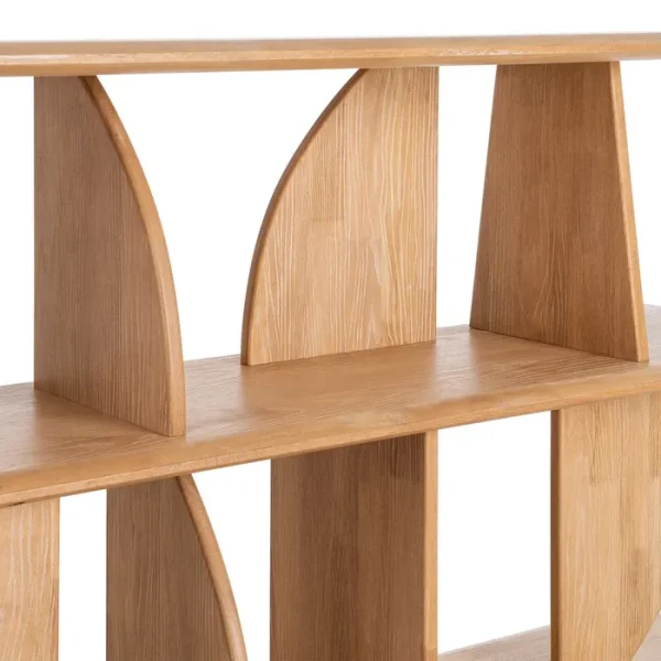 AIRA estantería baja madera maciza