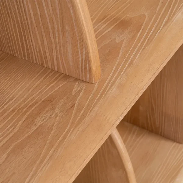 AIRA estantería baja madera maciza