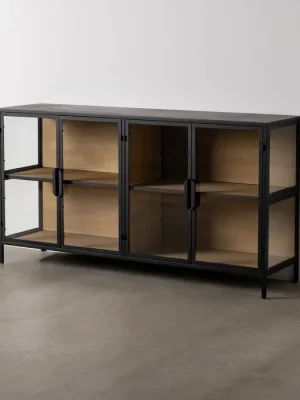 BRAK Aparador metal y madera