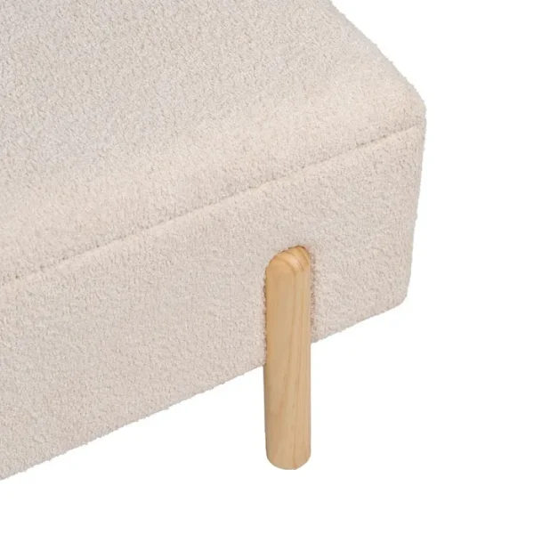 NUBE  Banco beige con almacenaje