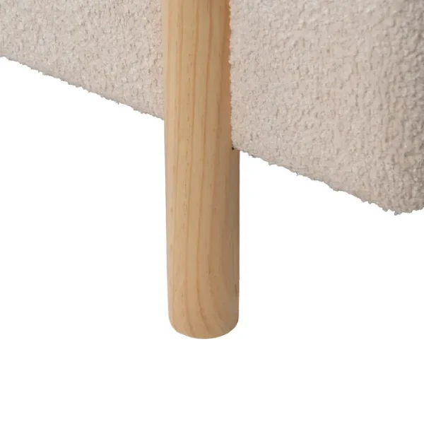 NUBE  Banco beige con almacenaje