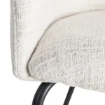 ARDESIA Silla tapizado crema