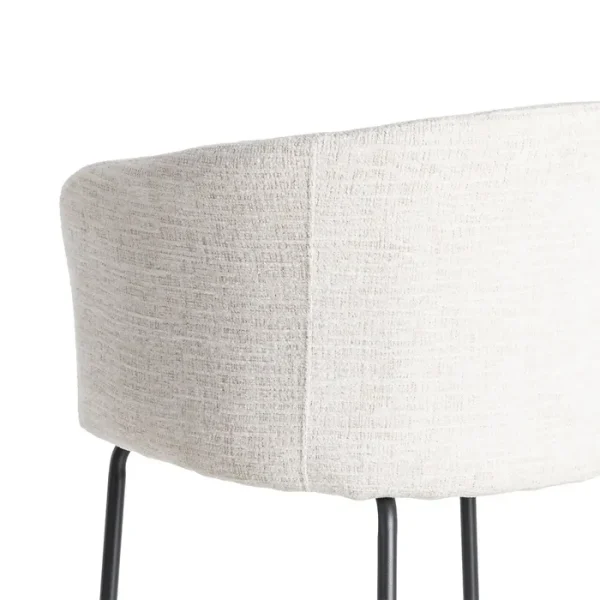 ARDESIA Silla tapizado crema