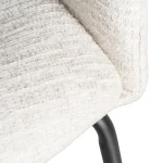 ARDESIA Silla tapizado crema