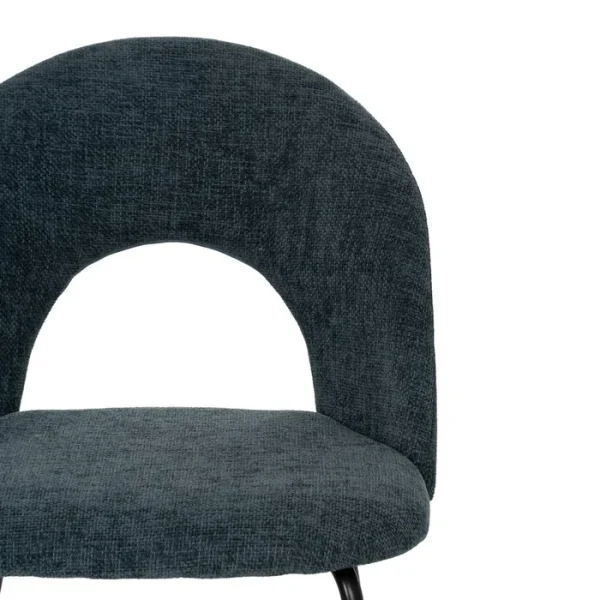 NUVOLA Silla tapizado azul