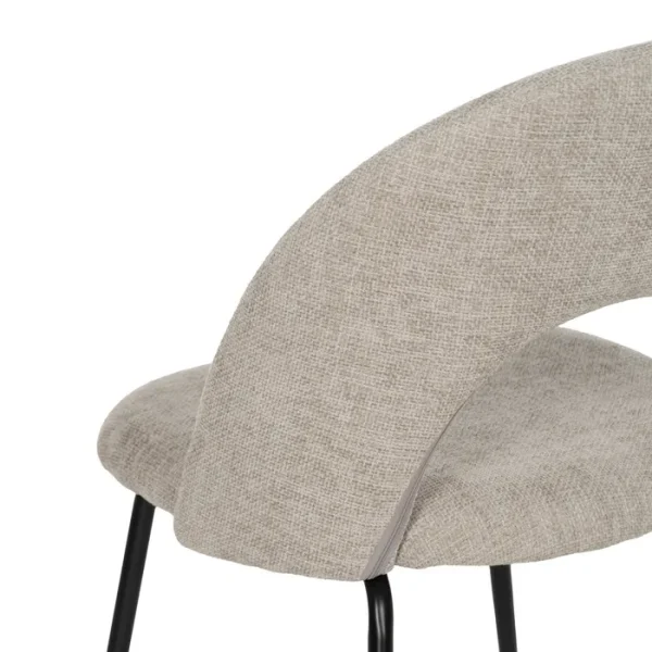 NUVOLA Silla tapizado gris