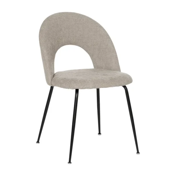 NUVOLA Silla tapizado gris