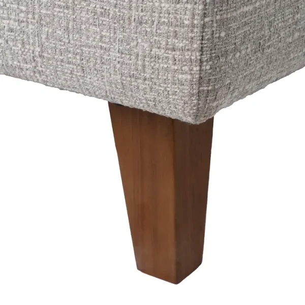 LENA Sofá chaiselongue 3 plazas gris
