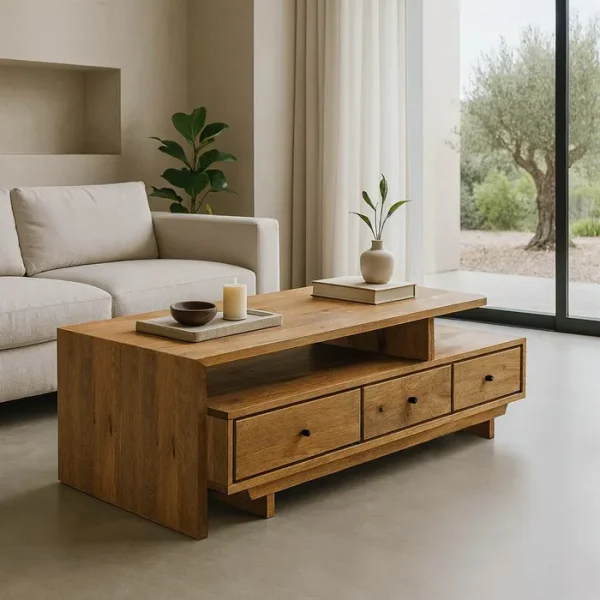 OAK Mesa de centro madera maciza