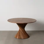 ESPIRAL  Mesa comedor 130 cm madera maciza