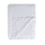 VAREN Plaid blanca