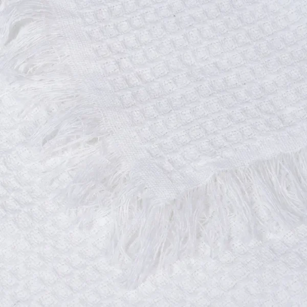 VAREN Plaid blanca