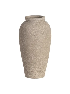 OKI Jarrón alto beige