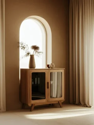 DUNA Mueble auxiliar madera maciza