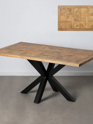 WOODWOK Mesa comedor 160 cm madera maciza